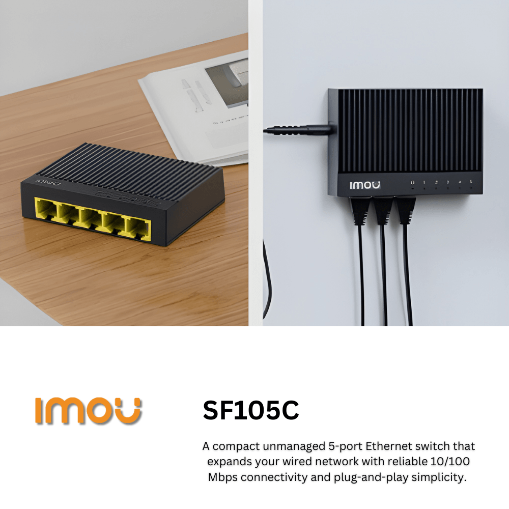 IMOU SF105C 5-Port Fast Ethernet Switch (2/3)