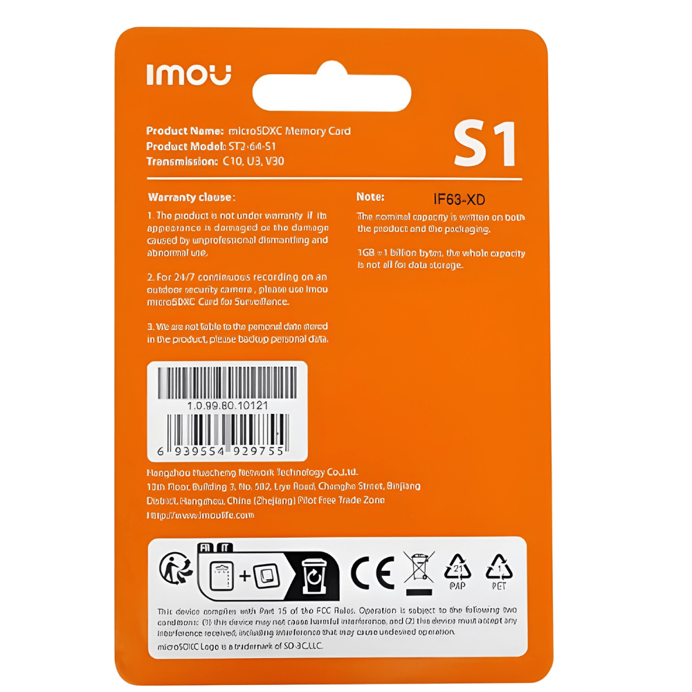 IMOU ST2-64-S1 64GB microSD Card (6/6)