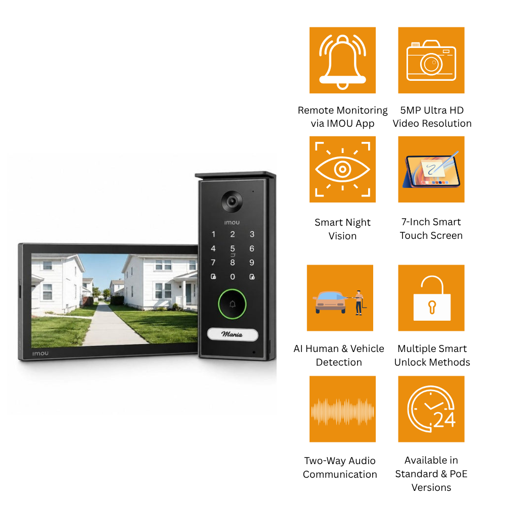IMOU VO1-5M0R/VH1-7A0S VDP7 Wi-Fi 5MP Video Door Phone (3/3)