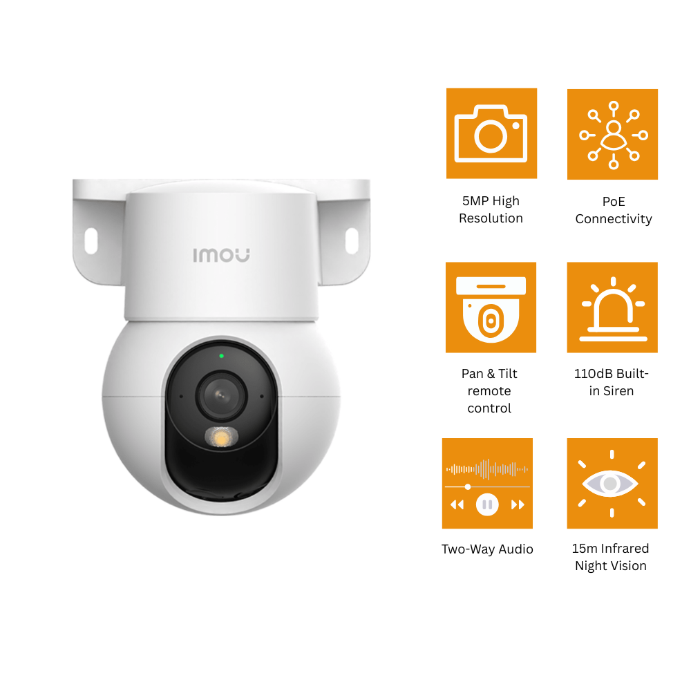 IMOU IPC-PS2M-5R1 PS2M 5MP PoE Pan & Tilt Indoor Camera (3/3)