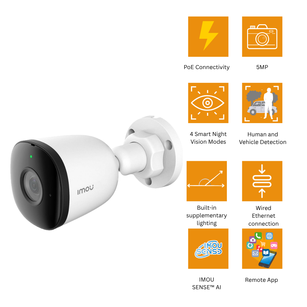 IMOU IPC-PS3EP-5M0 PS3E 5MP PoE Bullet Camera (3/3)