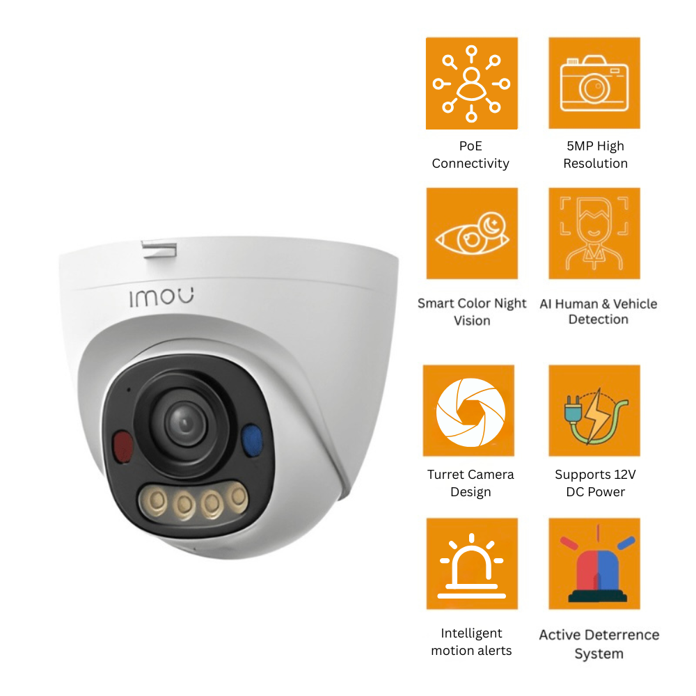 IMOU IPC-PS8EP-5V0 PS8E 5MP PoE Turret Camera (3/3)