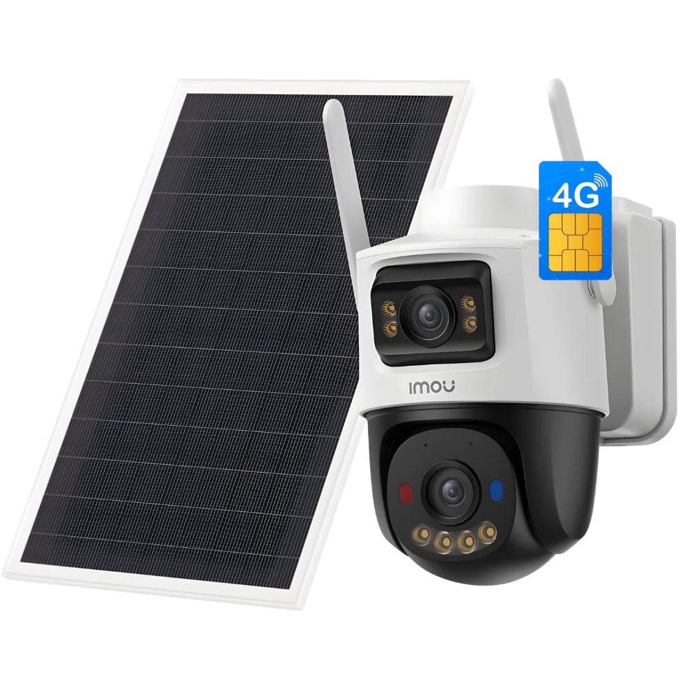 IMOU Dual AOV | 10MP Dual-Lens 4G/Wi-Fi Pan-Tilt Security Camera Solar Powered