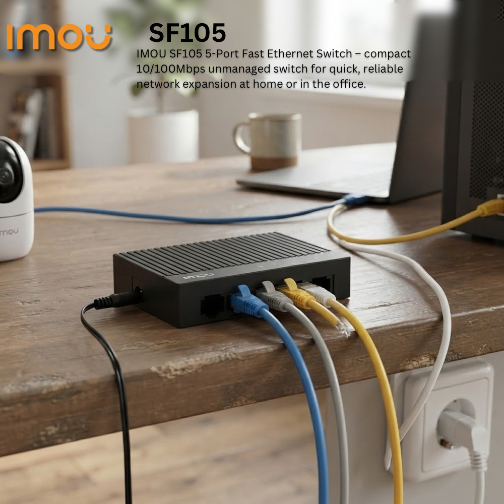 IMOU SF105 5-Port Fast Ethernet Switch (2/3)