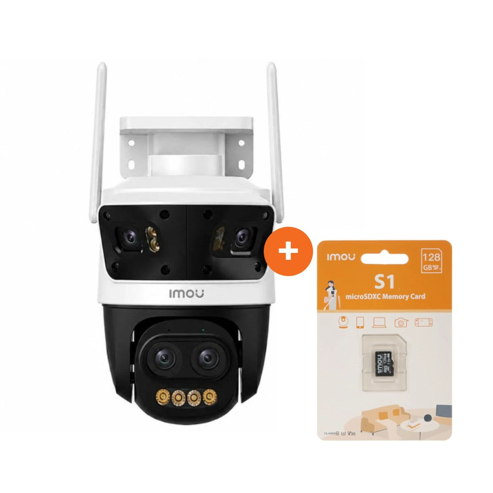 IMOU Cruiser Pano Z outdoor camera with 128GB SD card