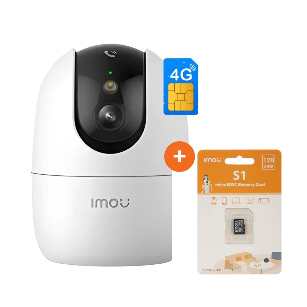 IMOU Ranger 2 Pro 4G 5MP indoor camera with 128GB SD card