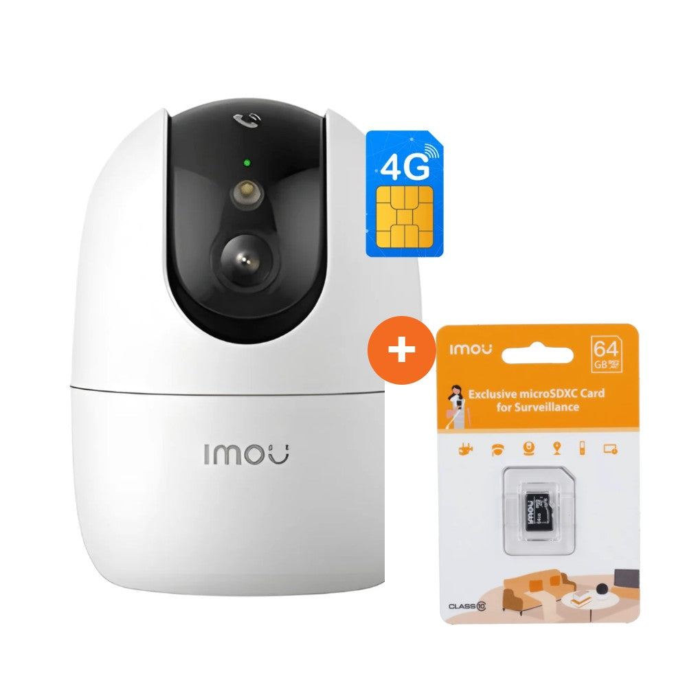 IMOU Ranger 2 Pro 4G 5MP indoor camera with 64GB SD card